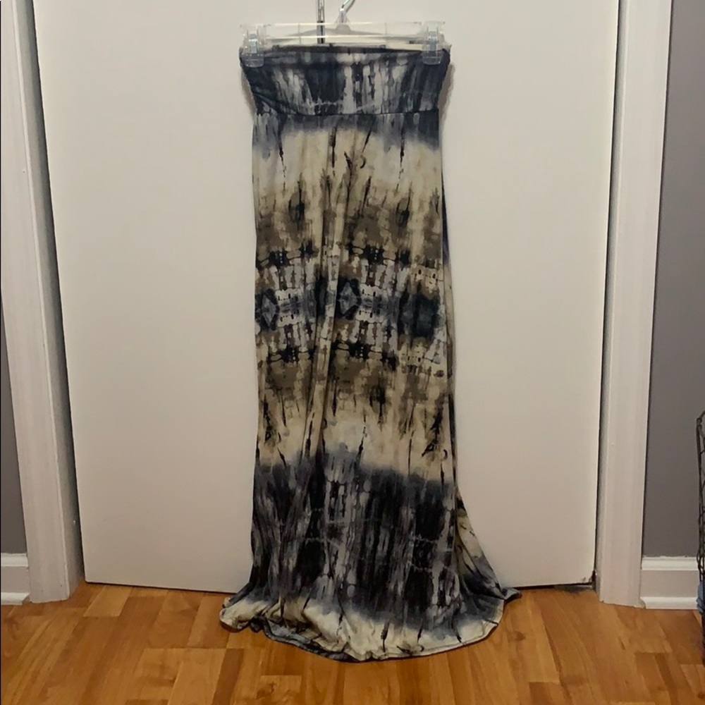 boho maxi skirt